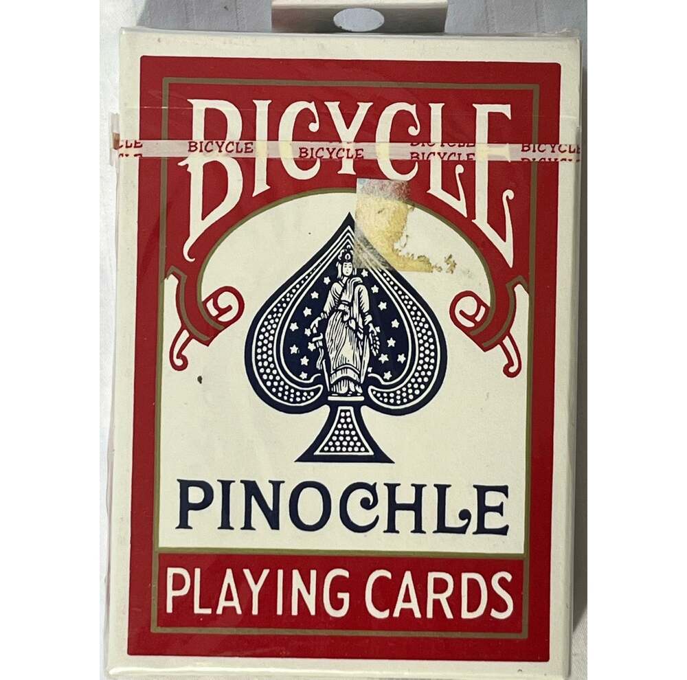 Bicycle Pinochle Playing Cards Red Deck New Sealed